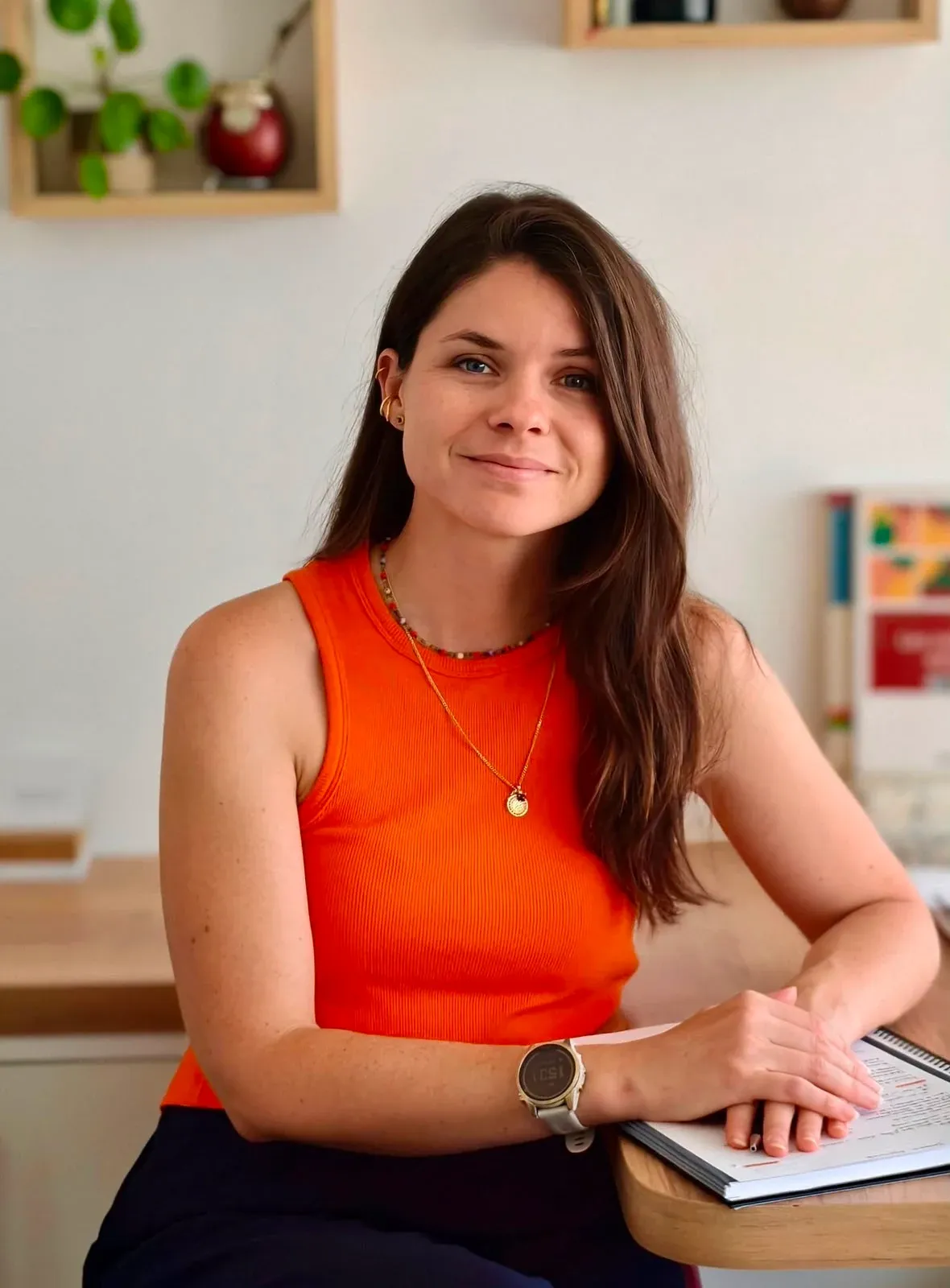 Flora Bollon en extérieur